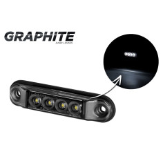 SVÍTIDLO KOUŘE BÍLÁ LED SLIM 4 DIODY LD 2327/GRAPHITE