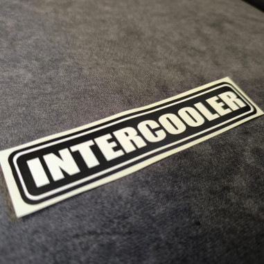 "INTERCOOLER" MAtrica FEKETE 15cm