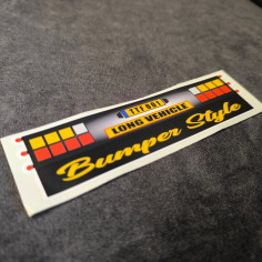 "BUMPER STYLE" STICKER 15CM 2