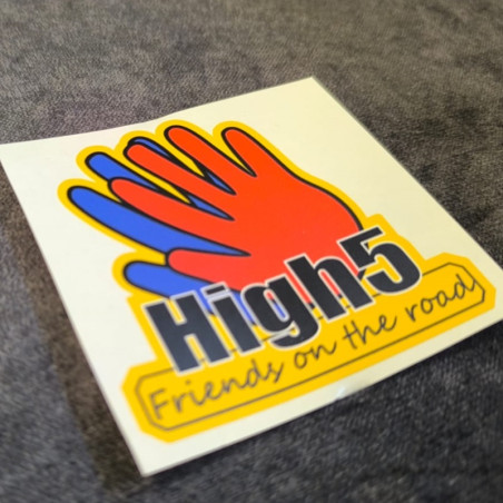 AUTOCOLLANT "HIGH5" 8CM