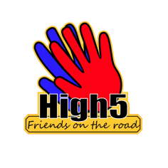 "HIGH5" STICKER 8CM