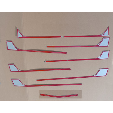 GRILLE CHROME MERCEDES ACTROS MP4 MP5 230cm