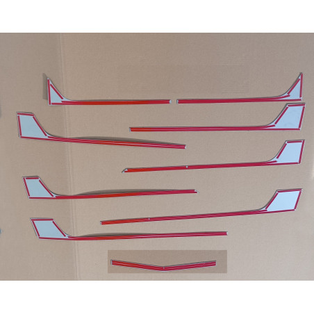 GRILLE CHROME MERCEDES ACTROS MP4 MP5 230cm