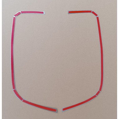 Para llanta DAF XF 106 E6 DECOR CHROME ESQUINER