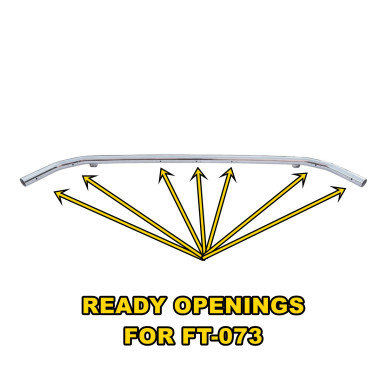 TUYAU DE SPOILER DE TOIT SCANIA R HIGHLINE AVEC OUVERTURES LED