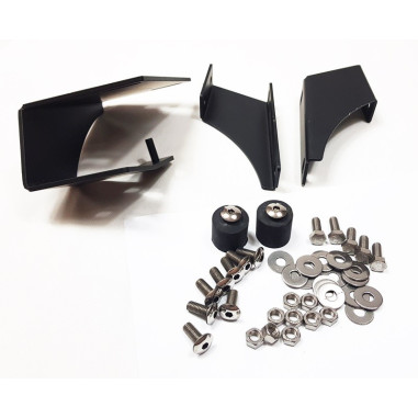 Scania NG sunvisor stainless chrom