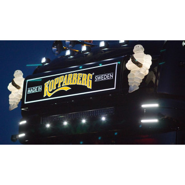 NARANČASTA DEKORATIVNA LAMPA ZA VIZIK ZA SUNCE SCANIA 4/R