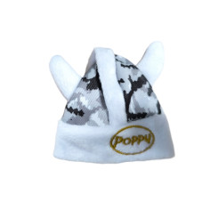 DECORATIVE HAT FOR "POPPY GRACE MATE" GREY DANISH PLUSH 2