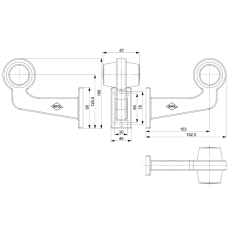 LAMPA KIERUNKOWSKAZU LED POMARAŃCZOWA LKD 2590/GRAPHITE 2