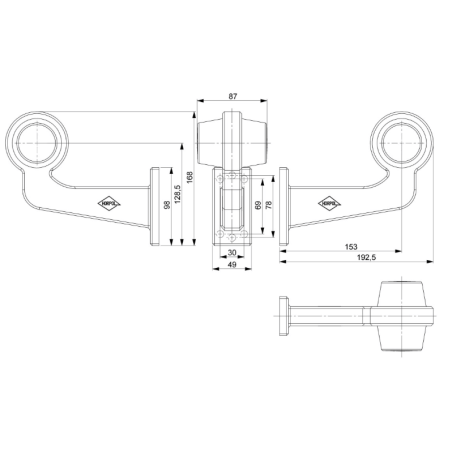 LED POKAZIVAČ SMJERA NARANČASTA LKD 2590/GRAPHITE