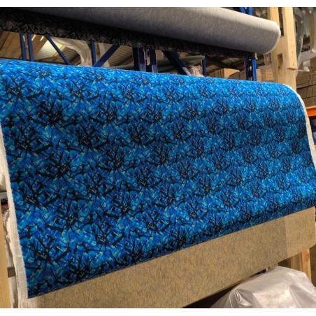 MATERIAL DANISH PLUSH BLUE "DP02BLUE" FABRIC