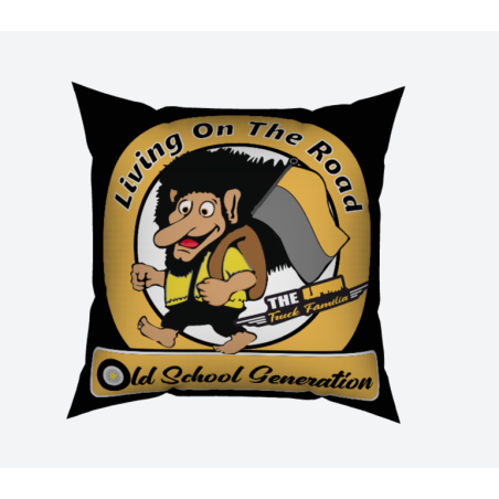 OREILLER 40x40 "LIVING ON THE ROAD TTF"