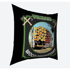 PODUSZKA 40x40 "TIMBER WOOD TRANSPORT"