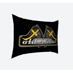 PILLOW 50X35 "OLD SKOOL" BLACK 2