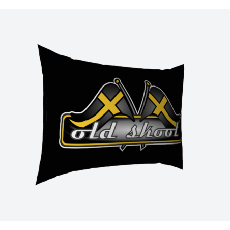 ALMOHADA 50X35 "OLD SKOOL" NEGRO