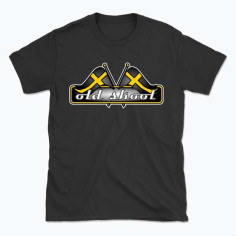 copia della T-SHIRT "OLD SKOOL V8" NERA