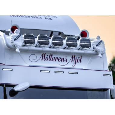 LEDSON EPIX9+ Lampe auxiliaire 9" (Powerboost) - corps blanc