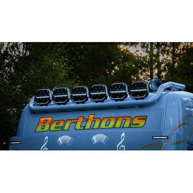 Lámpara auxiliar LEDSON EPIX9+ STROBE de 9" (Powerboost)