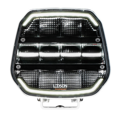 Lámpara auxiliar LEDSON EPIX9+ STROBE WHITE BODY de 9" (Powerboost)