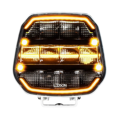 Lámpara auxiliar LEDSON EPIX9+ STROBE WHITE BODY de 9" (Powerboost)