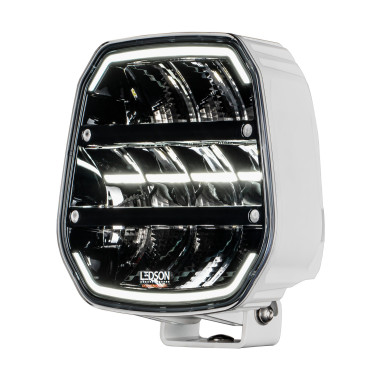 Lampada ausiliaria LEDSON EPIX9+ STROBE WHITE BODY da 9" (Powerboost)