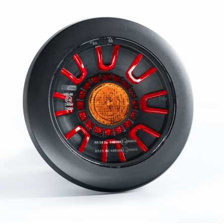 FT-313 LED BLACK BAJONET LAMPA TYLNA (STOP, KIERUNKOWSKAZ, POZYCJA)