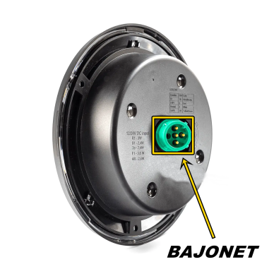 FT-313 LED CHROME BAJONET ACHTERLICHT (STOP, RICHTINGAANWIJZER, POSITIE)