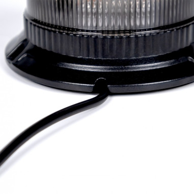 ORANGE FLASH LAMP WITH SMOKED LAMPSHADE (SPIDER - MAGNES)