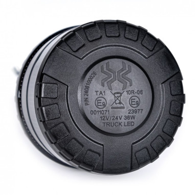 POMARAŃCZOWA LAMPA BŁYSKOWA Z KLOSZEM DYMIONYM (SPIDER - FLEX)