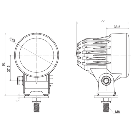 LED MUNKALÁMPA FRISTOM FT-362 LED KÜLÖNBÖZŐ FÉNY