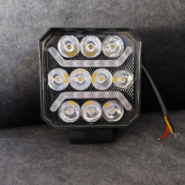 ČERNÁ LED PRACOVNÍ LAMPA + ORANŽOVÝ PÁSEK