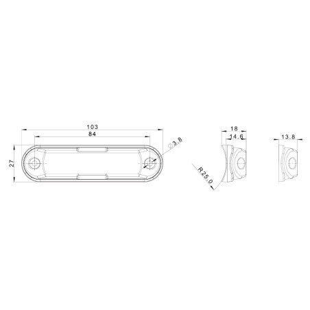 FT-205 LED WAARSCHUWINGSLAMP STROBOSCOOP HAAN