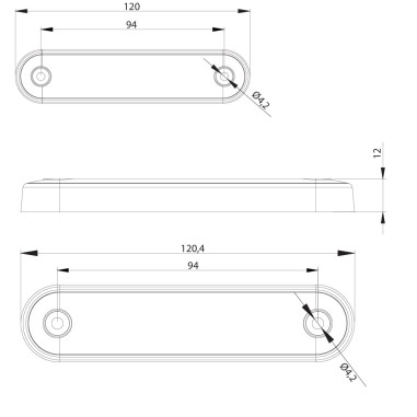 FT-191 LED STOPPLAMPA (EXTRA STOPPLAMPA)