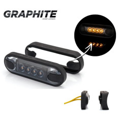 DIMLJENO NARANČASTA LED MARKER SVJETILJKA LD 3211/GRPAHITE