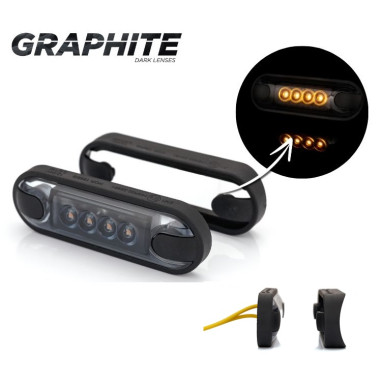 LÁMPARA DE POSICIONAMIENTO LED NARANJA AHUMADA LD 3211/GRPAHITE