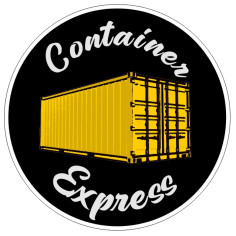 NAKLEJKA NA SZYBĘ "CONTAINER EXPRESS" 10CM 2