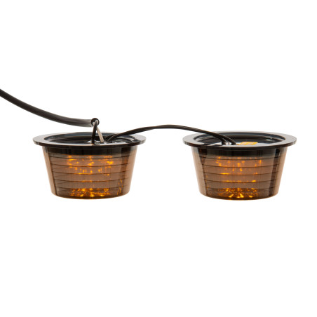 DUBBEL MODUL ORANGE RÖKT LED MDP 2592/GRAFIT