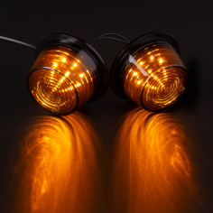 PODWÓJNY MODUŁ POMARAŃCZOWY DYMIONY LED MDP 2592/GRAPHITE 2