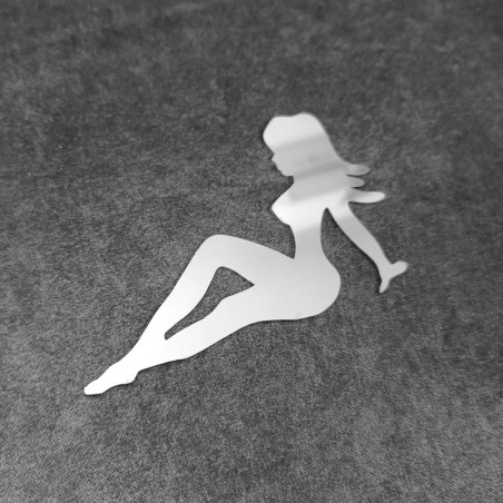 ŽENSKI ABLEM LOGO INOX KROM