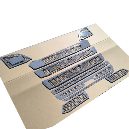 SCANIA NEXT GEN V8 S GRILL DÉCOR INOX CHROME MODÈLE SANS HALOGÈNE