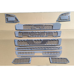 SCANIA NEXT GEN V8 S GRILL DÉCOR INOX CHROME MODÈLE SANS HALOGÈNE