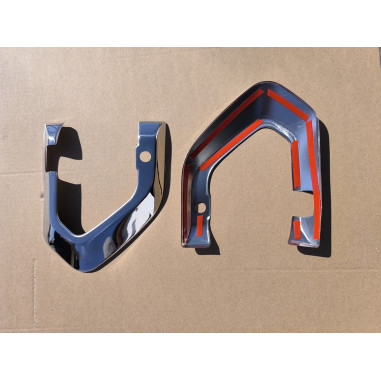 COUVERCLES DE POIGNÉES DE PORTE CHROMÉS MAN TGX 21+ - INOX