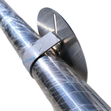 PORTAFLASH IN ACCIAIO INOX PER TUBO