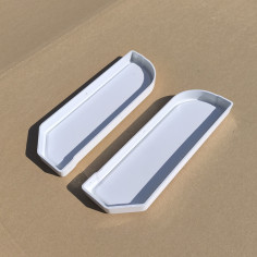 BANNIÈRE, NÉON - PANNEAUX LATÉRAUX EN PLASTIQUE 25x8cm 2