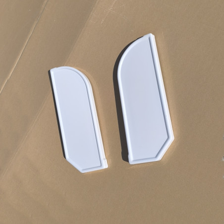 BANNER, NEON - PLASTIC SIDE PANELS 40x15cm