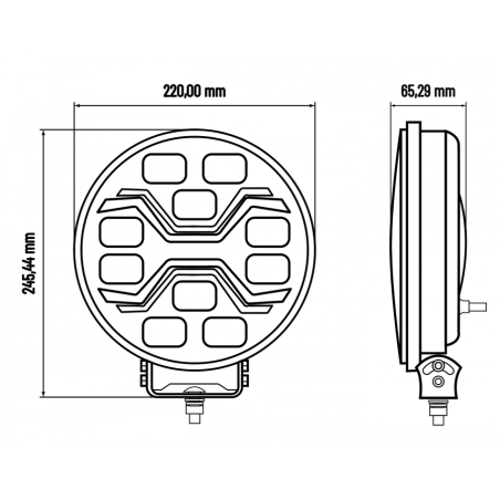 L3440 LED ÚTI FÉNYSZÓRÓ X-SPIDER TOXIC