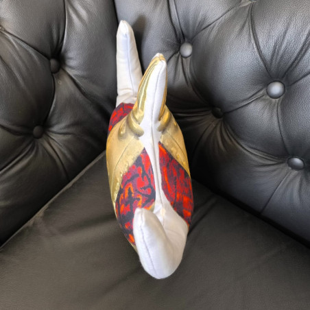 KUDDE - RÖD VIKINGHJÄLM