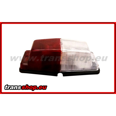 KETTŐS ÉGŐS LÁMPA FEHÉR/PIROS JELZŐLÁMPA