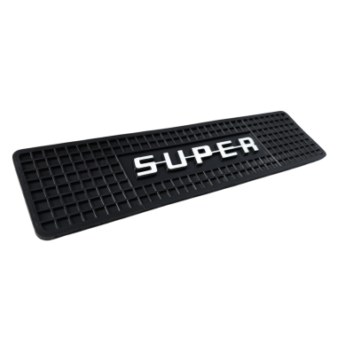 RUBBEREN MAT VOOR DE INSTAPTREDE MET DE VERHOGING "SUPER"