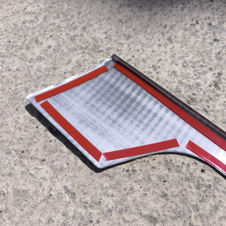 GRIGLIA INOX CROMATA GOFFRATA MERCEDES ACTROS MP4 MP5